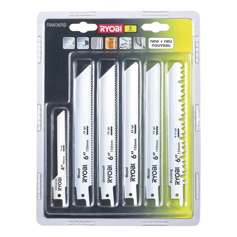 RYOBI 6-tlg. Säbelsägenblatt-Set