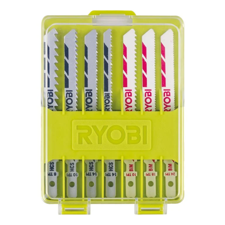 RYOBI 10-teiliges Stichsägeblatt-Set, für Metall und Kunststoff