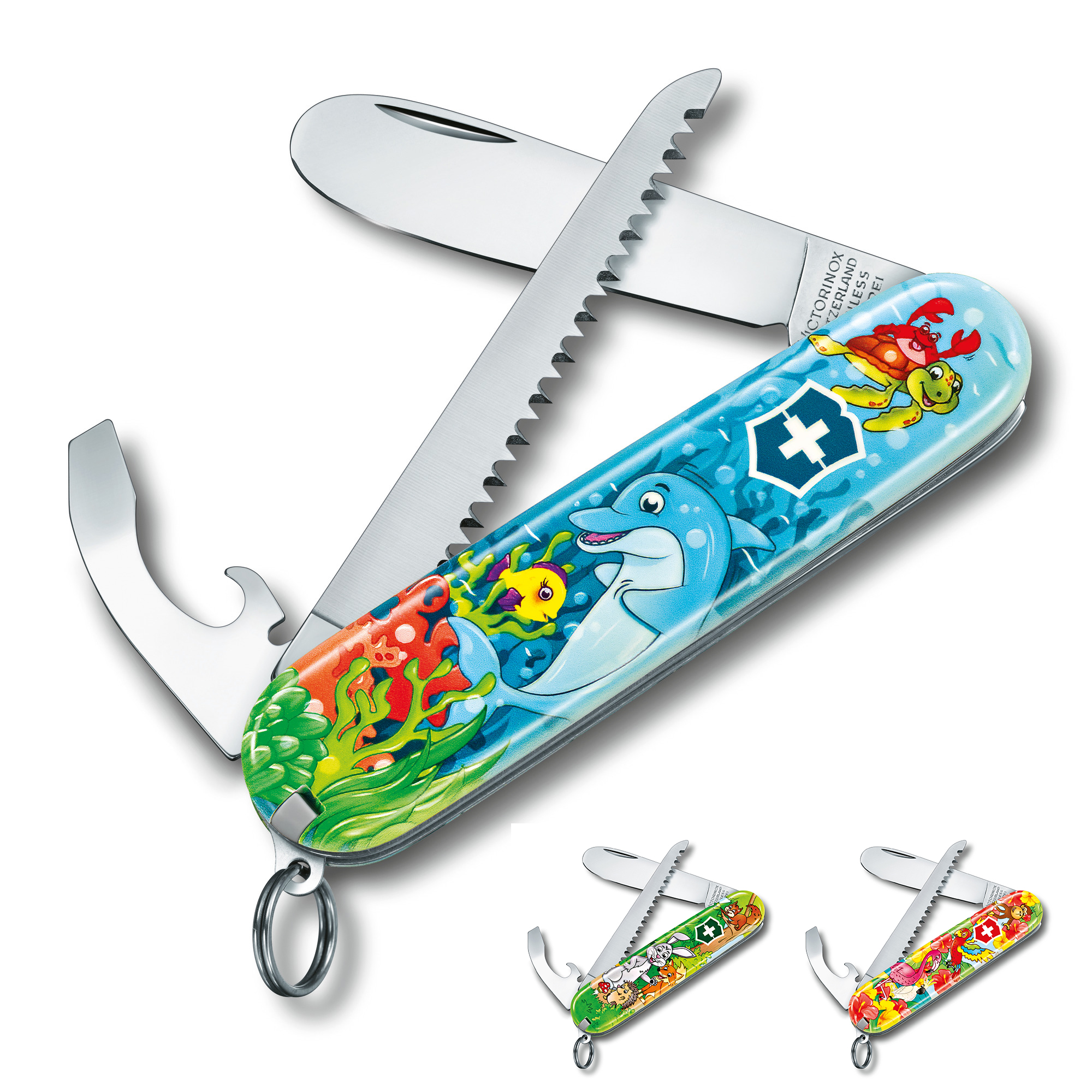 My First Victorinox Set für Kinder, Tier-Edition Taschenmesser